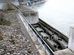 Fischtreppe beim Flusskraftwerk