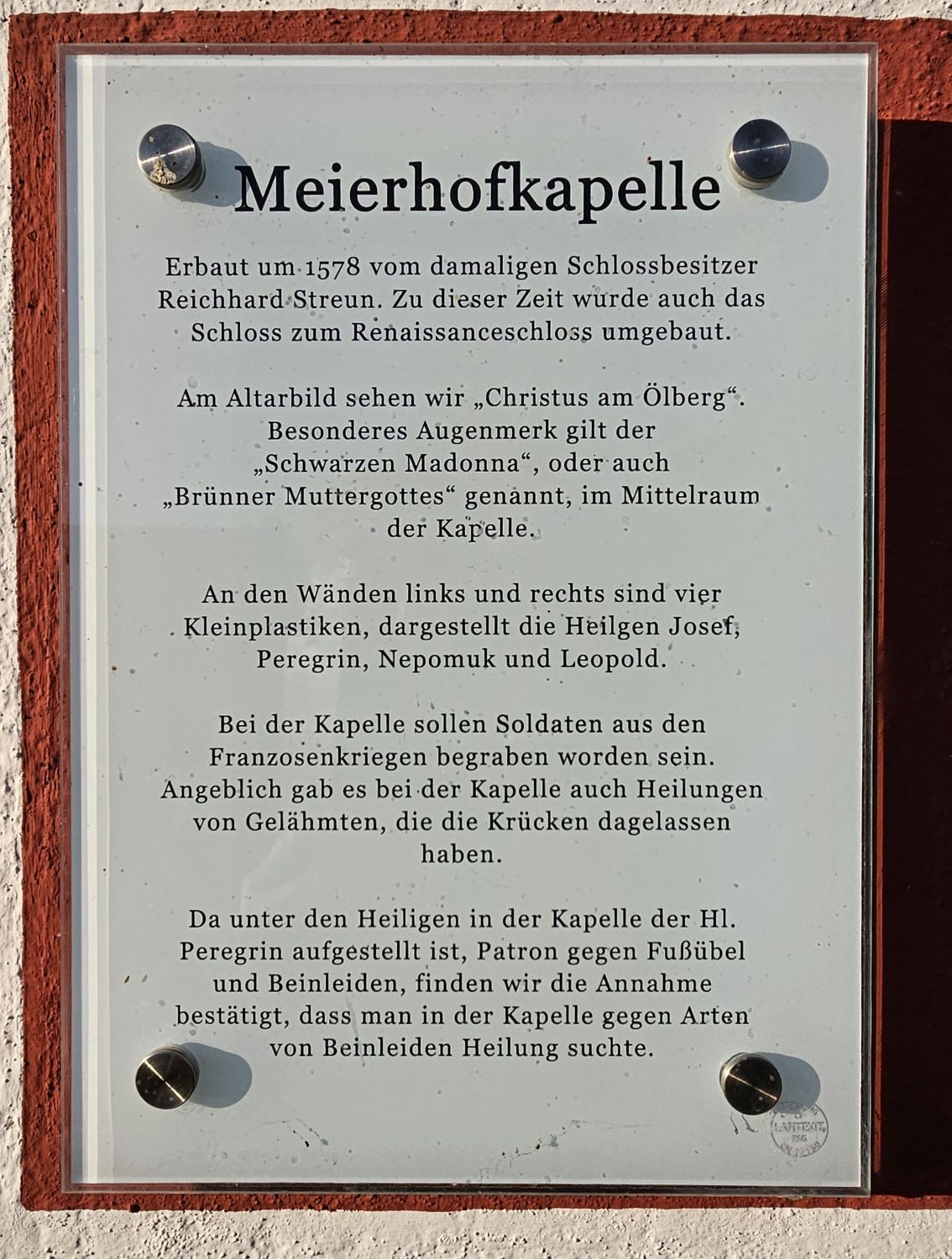 Schwarzenau < Nepomuk