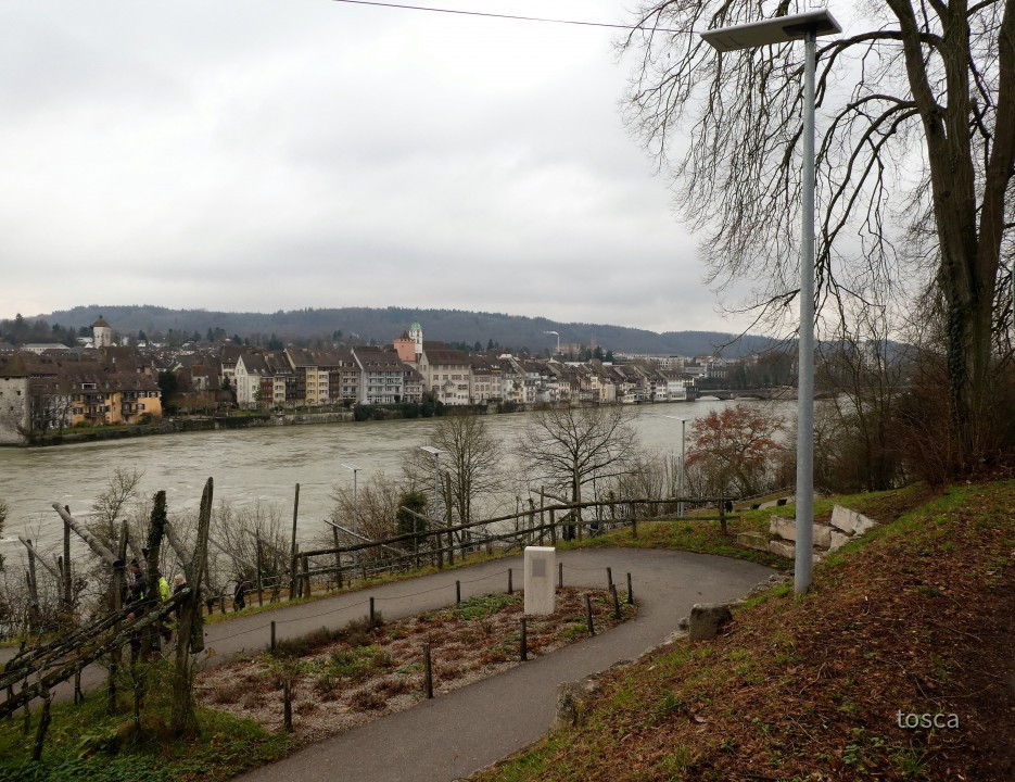 Blick nach Rheinfelden Schweiz