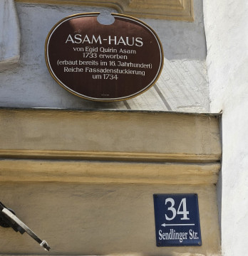 003_Asamhaus Tafel_Asamkirche
